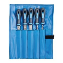 Picture of Pferd File Set - Hand, Square, Half Round, Round, Half-Round Wood Rasp 8" Coarse Cut